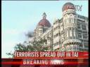 Indian TV footage of coordinated attacks on Mumbai