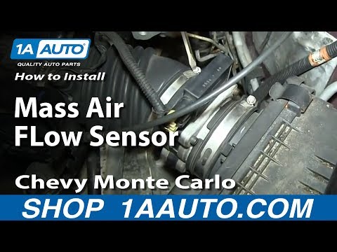 How To Install Replace Mass Air FLow Sensor 3.4L Chevy Monte Carlo