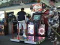 this is me (cfusionpm) playing some double on ddr supernova.  mediocre scores in these videos, but these are the most flashy and most fun doubles charts ive seen so far.  also, this is how doubles is supposed to be played; crossing over and without the bar.
