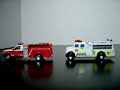 Model fire trucks