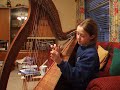 Mairi MacLennan, my niece, on clarsach