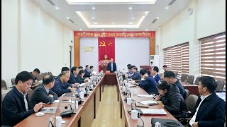 Họp nghe báo cáo tiến độ rà soát quỹ đất nông nghiệp công ích 5%, đất rừng, đất nuôi trồng thủy sản