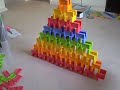 Domino pyramid 1 Domino pyramid 1