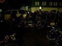 Drag Bike Burnout on side street