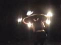 Technical Practice, First Burn of my new Kaivalya Fire Hoop