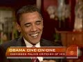 Chip Reid asked President Obama about criticism he received from Sarah Palin. ... cbsepisode obama sarah palin criticism chip reid interview comments responds president job 