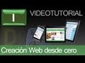 Cap 1: Crear Web con Dreamweaver, PHP, MySQL...apta para Navegadores, Pads y Móviles desde cero.