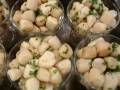 Marinated Baby Scallops Ready to Sautee