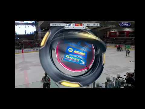 Porter Byrd-Leitner #13 Bonnyville forehand-backhand goal AJHL