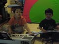sathvik singing \"adho nodu kantha maleya\"song.