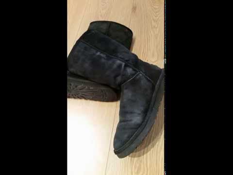 how to dye uggs black