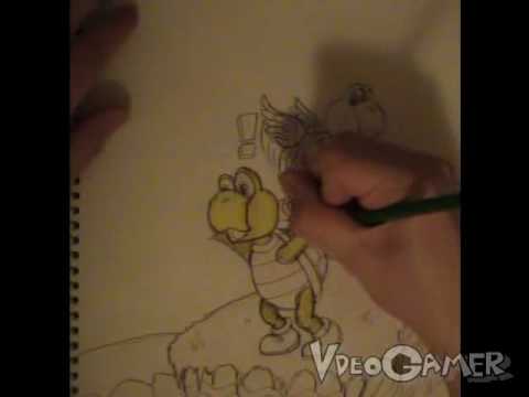 how to draw koopa troopa