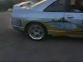 Anguilla r33 skyline gtst burnout