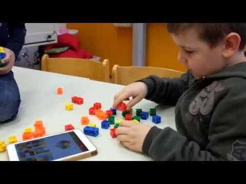 iPad und Handlungsebene CubeMaster und Steckwürfel