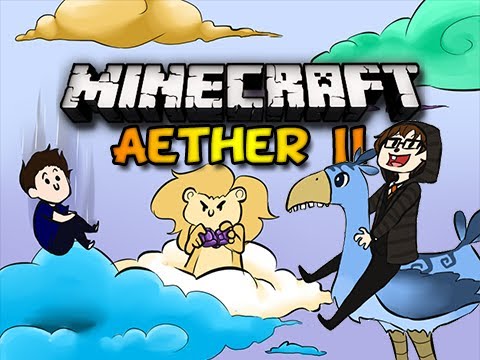 Minecraft Aether II - Ep. 7 w/ Chim, Double, & Clash - REBUILDING! (HD)