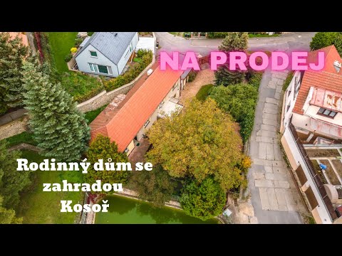 Video Prodej rodinného domu 149 m2 s garáží a zahradou 522 m2, Průběžná, Kosoř