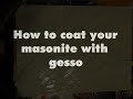 How to prime masonite: PaintingCourse.Net