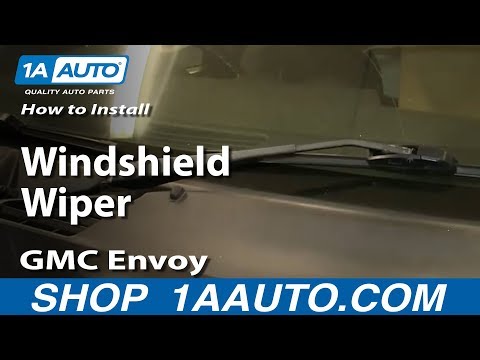 How To Install Replace Windshield Wiper Blade 2002-09 GMC Envoy