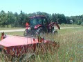 CASE IH FARMALL 95 first time Mowing 1