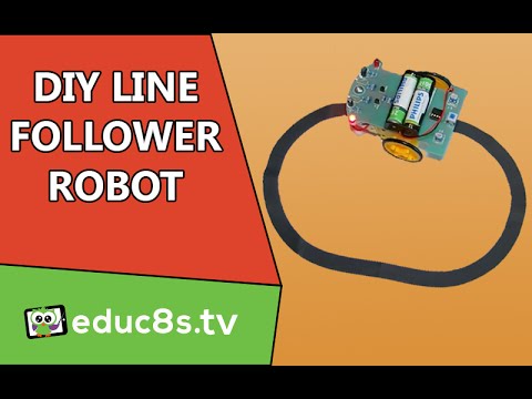 DIY Line Follower Robot from banggood.com
