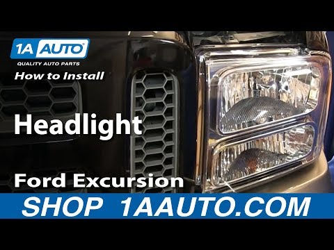 how to remove headlights on 2001 f 350
