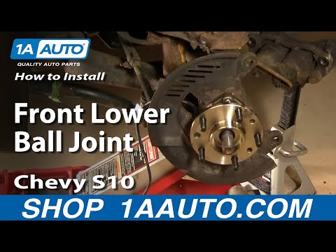 How To Install Replace Part 2 Front Lower Ball Joint Chevy GMC S-10 S15 1AAuto.com