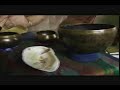 http://www.spiritandflesh.com A video exhibition of the glorious vibrations created by Tibetan singing bowls. These divine creations are not only a joy to listen to and to play, they are also very effective in eliminating negative energy. Thus they are highly recommended as a method of assisting the transformation of the current paradigm into a more harmonious, peaceful realm. Consider getting yourself a bowl or two. Filmed by Frank Wolf http://www.gravywolf.blogspot.com , played by Jack Haas http://www.jackhaas.net .Find out more about singing bowls at: http://www.spiritandflesh.com/singing_bowls_Tibet_music.htm