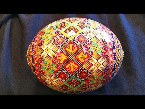 how to dye ostrich eggs