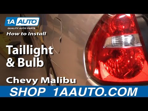 How to Install Replace Taillight and Bulb Chevy Malibu 04-08 1AAuto.com