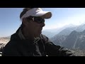 Tourism British Columbia Field Reporter Ivan Hughes scales the heights of Mt Nimbus along the Via Ferrata route with Canadian Mountain Holidays (CMH).