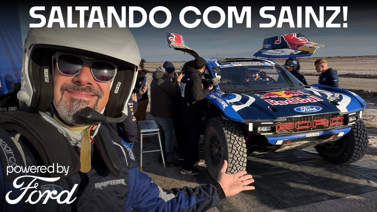 ACELERANDO com CARLOS SAINZ e ACAMPANDO no deserto com a equipe Ford Racing no W2RC Argentina!