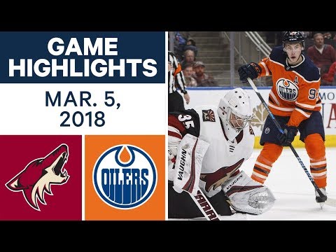 Video: NHL Game Highlights | Coyotes vs. Oilers - Mar. 05, 2018