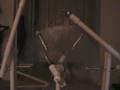 Intense spark from Bonetti Machine with big leyden jars