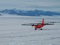 Twotter takes off from Fossil Bluff