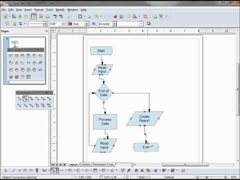 how to draw flow chart