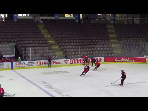 Despite having the wind knocked out of him after being taken down by 2 opposing players, Liam (#15 Red) stands up and gets the puck making a pass to his teammate for the goal. (May 1, 2022)