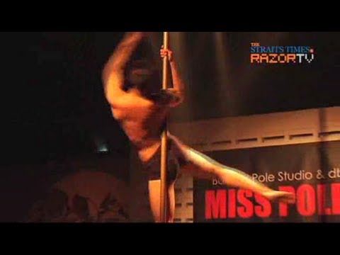 3 hunks on a pole (Pole Dance Singapore Pt 2)