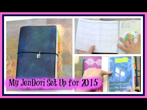 JenDori Setup 2015 FauxDori / Midori Travelers Notebook