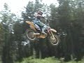 Girl Motocross jumping dirt track freestyle Heather Williams