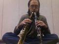 double sax and clarinet