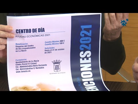 Los usuarios del Centro de Día optan a una subvención de hasta 300 euros al mes