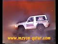 Nissan Patrol turbo modfied in UAE does donuts in Qatar