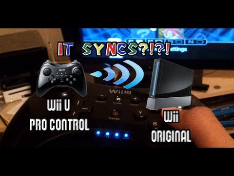 how to sync wii u pro controller