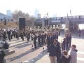 Prior to the 2008 Backyard Brawl, the Pitt Marching band performs outside Heinz Field two hours prior to Pitt's matchup with rival West Virginia.