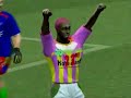 25th all-star cup final

the rules of all-star mode:

players should be of extreme appearance in some form or another. they should be of varying quality and skill with a preference for players at the lower end of the spectrum. kits are preferred to be garish and colourful. fouling is not dishonourable, and is a desirable aspect of the game. ideally, the referee will not call fouls, but sadly this is not often the case. dissent from players against the referee is welcome, and on the pitch violence of all forms is encouraged. however, once a team has had four red cards it is acceptable not to pursue further sendings off in the interest of completing the 90 minutes. to be the most honourable, an individual player must score a goal (or more), pick up an injury (a sign that they are committed to the cause) and be sent off with two yellow cards. players who achieve this should be lauded and saluted as they leave the field.