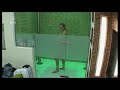 UK Big Brother- Ziggy has a shower