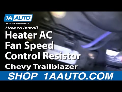 How To Install Replace Heater AC Fan Speed Control Resistor Chevy Trailblazer 02-09 1AAuto.com