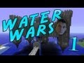 Minecraft: Water Wars Mini-Game w/Mitch & Friends! Game 1 - DUNDUNDADADUNDUN