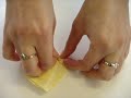 Origami Sticky Notes - Pig How-to Origami Sticky Notes - Pig How-to