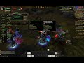 Me being the Zealot (Chaos, Healer) tossing heals all around, with an occasional nuke, in Chapter 2 the 1st Public Quest.In the end this contribution granted me the 1st place in Public Loot.